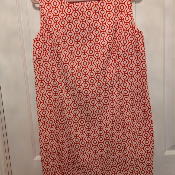 Mario Serrani Dresses & Skirts - Mario Serrani Orange and White Patterned Dress